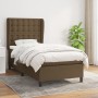 Boxspringbett mit dunkelbrauner Stoffmatratze 100x200 cm von , Betten und Lattenroste - Ref: Foro24-3128264, Preis: 386,85 €,...