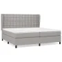 Boxspringbett mit hellgrauer Stoffmatratze 200x200 cm von , Betten und Lattenroste - Ref: Foro24-3128309, Preis: 712,42 €, Ra...