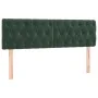 Box spring bed with mattress and LED dark green velvet 140x200cm by , Beds and slatted bases - Ref: Foro24-3134588, Price: 45...