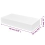 Floating wall shelf with 1 white MDF drawer for books/DVD by vidaXL, Shelves and shelves - Ref: Foro24-242187, Price: 41,33 €...
