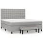 Boxspringbett mit hellgrauer Stoffmatratze 160x200 cm von , Betten und Lattenroste - Ref: Foro24-3136925, Preis: 598,02 €, Ra...