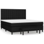 Boxspringbett mit schwarzer Stoffmatratze 160x200 cm von , Betten und Lattenroste - Ref: Foro24-3136927, Preis: 642,23 €, Rab...