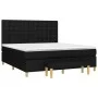 Box spring bed with black fabric mattress 160x200 cm by , Beds and slatted bases - Ref: Foro24-3137487, Price: 636,73 €, Disc...