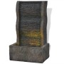 Zimmerwasserbrunnen mit Polyresin-LED-Licht von vidaXL, Brunnen und Wasserfälle - Ref: Foro24-242354, Preis: 127,61 €, Rabatt: %