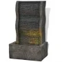 Zimmerwasserbrunnen mit Polyresin-LED-Licht von vidaXL, Brunnen und Wasserfälle - Ref: Foro24-242354, Preis: 115,93 €, Rabatt: %