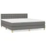 Boxspringbett mit dunkelgrauer Stoffmatratze 160x200 cm von , Betten und Lattenroste - Ref: Foro24-3140946, Preis: 518,41 €, ...