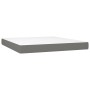 Boxspringbett mit dunkelgrauer Stoffmatratze 160x200 cm von , Betten und Lattenroste - Ref: Foro24-3140946, Preis: 519,57 €, ...