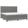 Boxspringbett mit dunkelgrauer Stoffmatratze 200x200 cm von , Betten und Lattenroste - Ref: Foro24-3142122, Preis: 654,94 €, ...