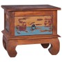 Mesita de noche de madera reciclada de teca 45x35x40 cm de vidaXL, Mesitas de noche - Ref: Foro24-289056, Precio: 99,37 €, De...