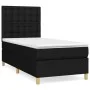 Box spring bed with black fabric mattress 80x200 cm by , Beds and slatted bases - Ref: Foro24-3142611, Price: 297,87 €, Disco...