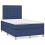 Box spring bed with blue fabric mattress 120x200 cm by , Beds and slatted bases - Ref: Foro24-3142647, Price: 431,85 €, Disco...