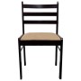 Esszimmerstühle 2 Stück Massivholz Gummi Samt braun von vidaXL, Essstühle - Ref: Foro24-242028, Preis: 87,70 €, Rabatt: %