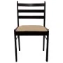 Sillas de comedor 2 uds madera maciza caucho terciopelo marrón de vidaXL, Sillas de comedor - Ref: Foro24-242028, Precio: 86,...