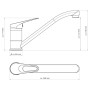 EISL SPEED single-lever kitchen faucet white chrome by , Faucets - Ref: Foro24-446458, Price: 47,26 €, Discount: %