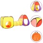 Children's play tent with 250 multicolored balls 255x80x100cm by , Play tents and tunnels - Ref: Foro24-3107729, Price: 63,63...