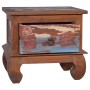 Mesita de noche de madera reciclada de teca 45x35x40 cm de vidaXL, Mesitas de noche - Ref: Foro24-289056, Precio: 99,37 €, De...