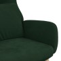 Sillón de relax de terciopelo verde oscuro de , Sillones - Ref: Foro24-341353, Precio: 122,91 €, Descuento: %