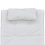 Tagesbett mit weißem Kunstlederkissen von vidaXL, Tagesbetten - Ref: Foro24-242217, Preis: 209,77 €, Rabatt: %