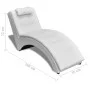 Daybed with white faux leather pillow by vidaXL, Daybeds - Ref: Foro24-242217, Price: 230,03 €, Discount: %