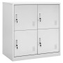 Armarios taquilla 5 uds de acero gris claro 90x45x92,5 cm