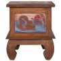 Mesita de noche de madera reciclada de teca 45x35x40 cm de vidaXL, Mesitas de noche - Ref: Foro24-289056, Precio: 99,37 €, De...