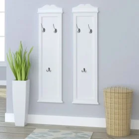 Coat racks 2 units white by vidaXL, Hat and coat racks - Ref: Foro24-242437, Price: 97,72 €, Discount: %