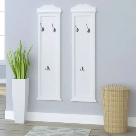 Coat racks 2 units white by vidaXL, Hat and coat racks - Ref: Foro24-242437, Price: 97,72 €, Discount: %