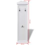 Coat racks 2 units white by vidaXL, Hat and coat racks - Ref: Foro24-242437, Price: 99,00 €, Discount: %