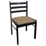 Sillas de comedor 4 uds madera maciza caucho terciopelo marrón de vidaXL, Sillas de comedor - Ref: Foro24-242029, Precio: 187...