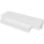 Floating wall shelf with 1 white MDF drawer for books/DVD by vidaXL, Shelves and shelves - Ref: Foro24-242188, Price: 56,75 €...