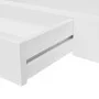 Floating wall shelf with 1 white MDF drawer for books/DVD by vidaXL, Shelves and shelves - Ref: Foro24-242188, Price: 56,56 €...