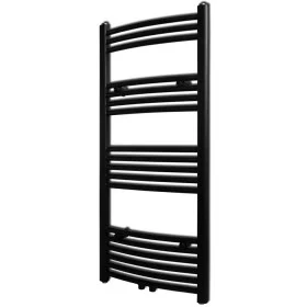 Schwarzer gebogener Badheizkörper 500 x 1160 mm von , Heizkörper - Ref: Foro24-141915, Preis: 120,76 €, Rabatt: %