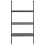 Black 3-tier inclined shelf 64x35x120.5 cm by , Bookcases and shelves - Ref: Foro24-336381, Price: 66,33 €, Discount: %