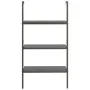 Black 3-tier inclined shelf 64x35x120.5 cm by , Bookcases and shelves - Ref: Foro24-336381, Price: 61,32 €, Discount: %