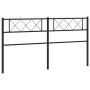 Cabecero de metal negro 160 cm de , Cabeceros y pies de cama - Ref: Foro24-372312, Precio: 29,00 €, Descuento: %