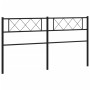 Kopfteil aus schwarzem Metall, 160 cm von , Kopf- und Fußteile - Ref: Foro24-372312, Preis: 29,42 €, Rabatt: %