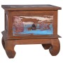 Mesita de noche de madera reciclada de teca 45x35x40 cm de vidaXL, Mesitas de noche - Ref: Foro24-289056, Precio: 99,37 €, De...