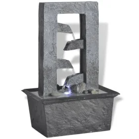 Indoor water fountain with polyresin LED light by vidaXL, Fountains and waterfalls - Ref: Foro24-242351, Price: 25,11 €, Disc...