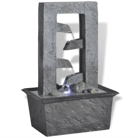 Indoor water fountain with polyresin LED light by vidaXL, Fountains and waterfalls - Ref: Foro24-242351, Price: 25,11 €, Disc...