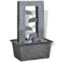Zimmerwasserbrunnen mit Polyresin-LED-Licht von vidaXL, Brunnen und Wasserfälle - Ref: Foro24-242351, Preis: 25,53 €, Rabatt: %