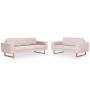 Cream fabric 2-piece sofa set by , Sofas - Ref: Foro24-276859, Price: 781,64 €, Discount: %