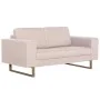 Zweiteilige Sofagarnitur aus cremefarbenem Stoff von , Sofas - Ref: Foro24-276859, Preis: 770,24 €, Rabatt: %
