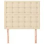 Kopfteile 2 Einheiten aus cremefarbenem Stoff 100x5x78/88 cm von , Kopf- und Fußteile - Ref: Foro24-3116761, Preis: 72,12 €, ...