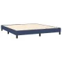 Box spring bed with mattress and LED blue fabric 160x200 cm by , Beds and slatted bases - Ref: Foro24-3133011, Price: 481,27 ...