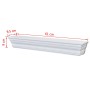 Aaliyah Wandregale 2 Einheiten weiß von vidaXL, Regale und Regale - Ref: Foro24-242439, Preis: 70,43 €, Rabatt: %