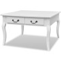 Klassischer Couchtisch mit 4 weißen Schubladen von vidaXL, Couchtisch - Ref: Foro24-242436, Preis: 193,39 €, Rabatt: %