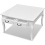 Klassischer Couchtisch mit 4 weißen Schubladen von vidaXL, Couchtisch - Ref: Foro24-242436, Preis: 193,39 €, Rabatt: %