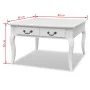 Classic coffee table with 4 white drawers by vidaXL, Coffee table - Ref: Foro24-242436, Price: 190,05 €, Discount: %
