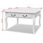Klassischer Couchtisch mit 4 weißen Schubladen von vidaXL, Couchtisch - Ref: Foro24-242436, Preis: 193,39 €, Rabatt: %