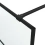Duschwand aus schwarz gefrostetem ESG-Glas, 100 x 195 cm von , Duschwände und Duschwände - Ref: Foro24-152132, Preis: 185,07 ...